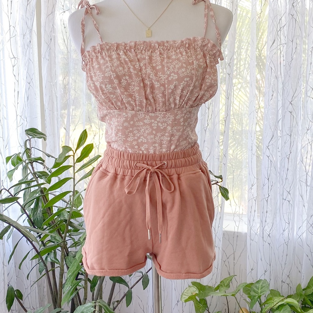 White Fox - Dusty Rose Sweatshorts